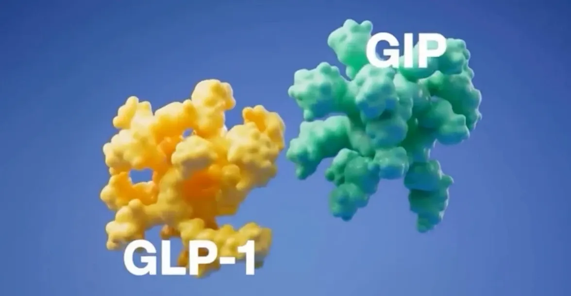 GLP-1 and GIP hormone activation chart